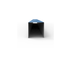 П-планка Китай Ferrogal 0,4мм (mat) 2м