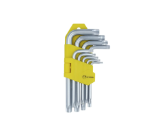 Набір Г-подібних ключів TORX з отвором СТАЛЬ