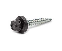 Саморіз покрівельний 4,8*35 д/дер Ral 3009 оксид (100шт)