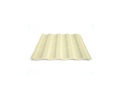 Металочерепиця 0,5мм(Матполіестер; Україна ;1015 Бежевий)